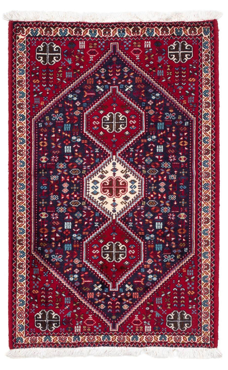 Abadeh Teppich 76x121cm - Perserteppich - dunkelblau