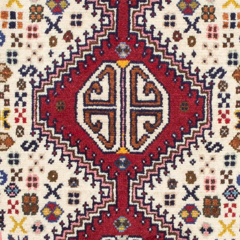 Abadeh Teppich 80x121cm - Perserteppich - dunkelrot