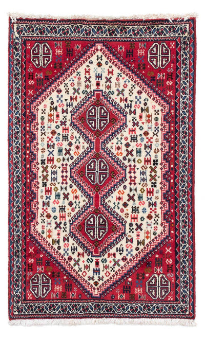 Abadeh Teppich 72x116cm - Perserteppich - hellrot