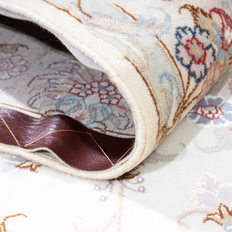 Täbriz - 50 Raj Teppich 100x198cm - Perserteppich - beige