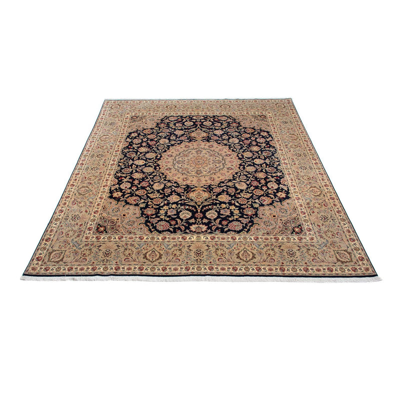 Täbriz - 50 Raj Teppich 300x338cm - Perserteppich - dunkelblau