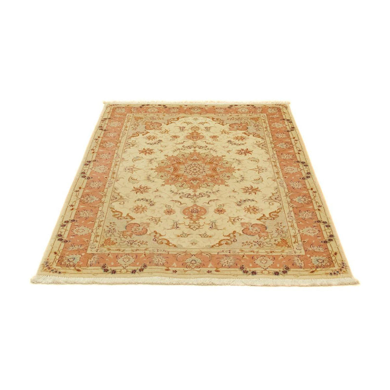 Täbriz - 50 Raj Teppich 103x148cm - Perserteppich - beige