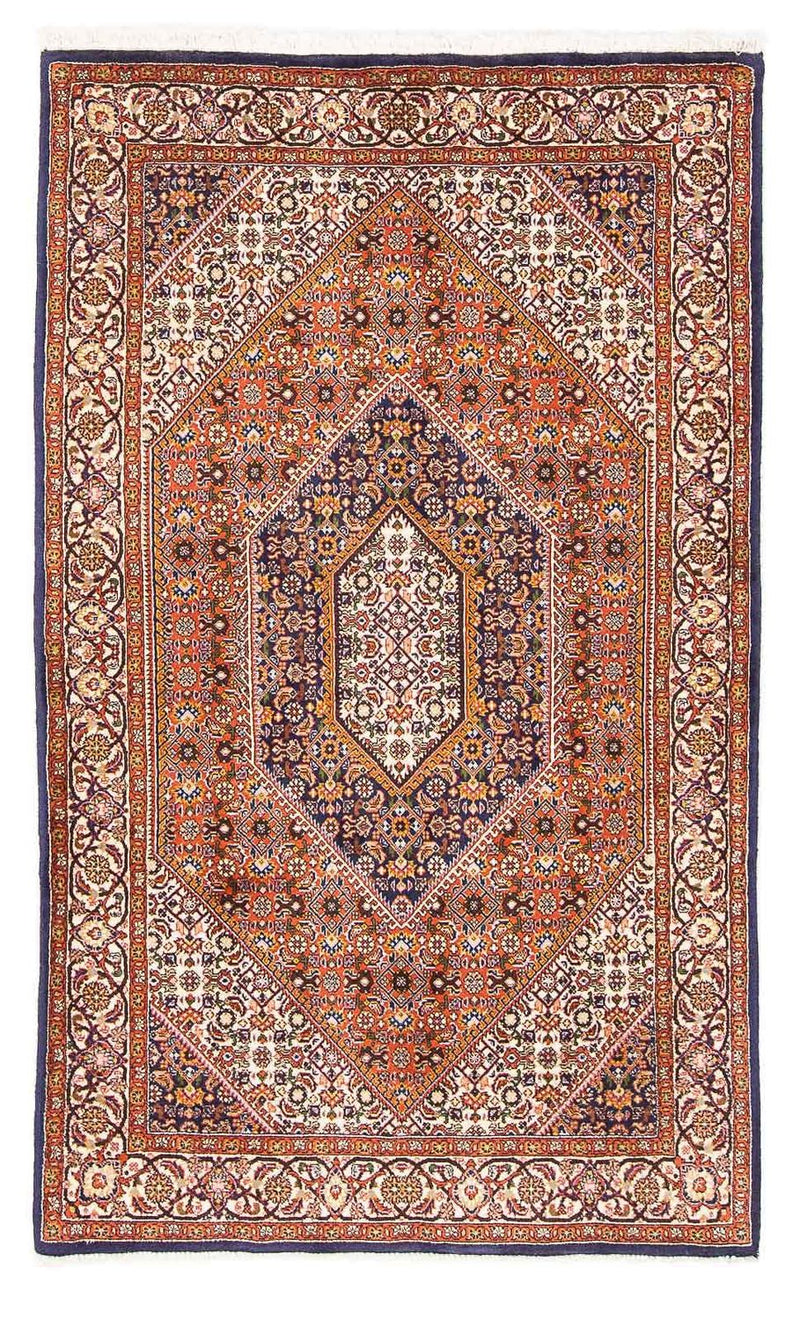 Bidjar - Zanjan Teppich 105x172cm - Perserteppich - blau
