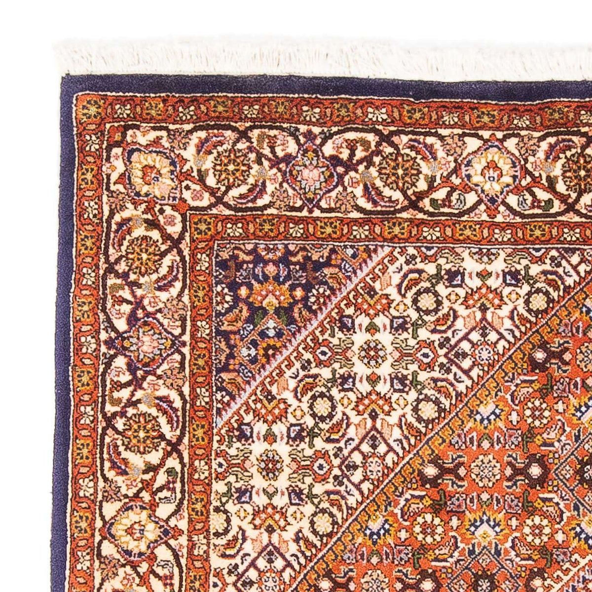 Bidjar - Zanjan Teppich 105x172cm - Perserteppich - blau