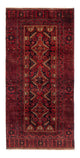Belutsch Teppich 89x195cm - Perserteppich - dunkelrot