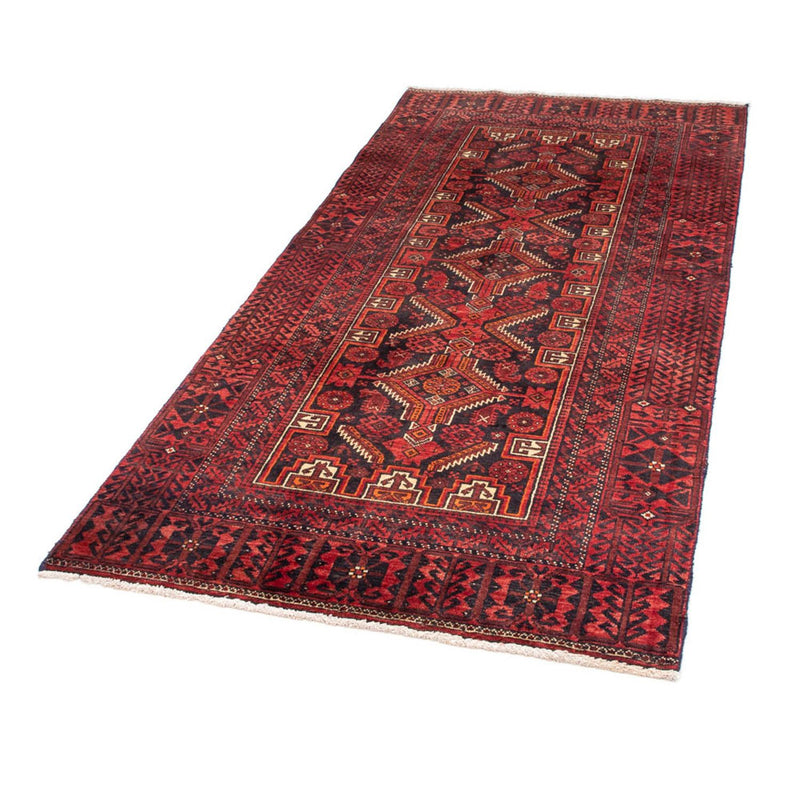 Belutsch Teppich 89x195cm - Perserteppich - dunkelrot