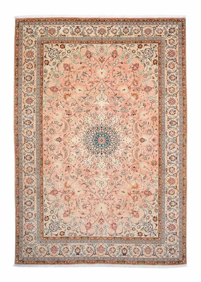 Täbriz - 50 Raj Teppich 203x300cm - Perserteppich - rosa