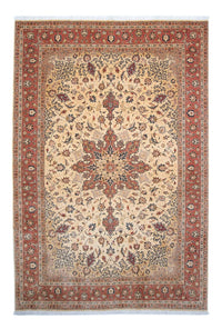 Täbriz - 50 Raj Teppich 198x305cm - Perserteppich - hellbraun – product image