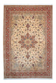 Täbriz - 50 Raj Teppich 198x305cm - Perserteppich - hellbraun