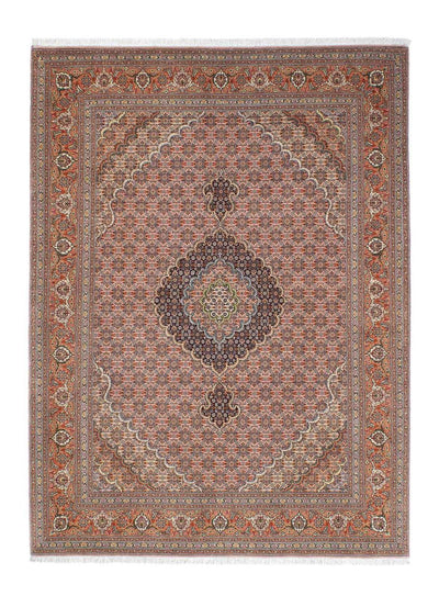 Täbriz Teppich 151x204cm - Perserteppich - hellbraun