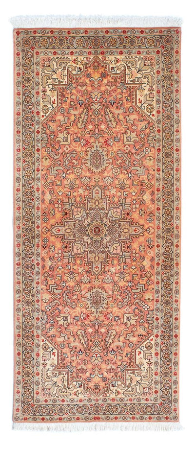 Täbriz - 50 Raj Teppich 82x206cm - Perserteppich - mehrfarbig