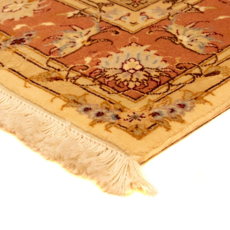 Täbriz - 50 Raj Teppich 103x154cm - Perserteppich - beige