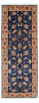 Täbriz - 50 Raj Teppich 76x198cm - Perserteppich - dunkelblau