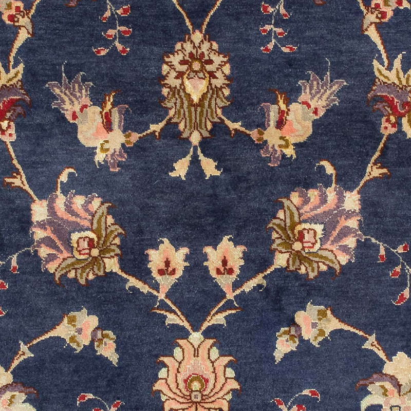 Täbriz - 50 Raj Teppich 76x198cm - Perserteppich - dunkelblau