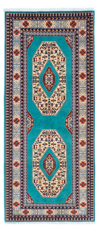 Täbriz - 50 Raj Teppich 76x180cm - Perserteppich - blau – product image
