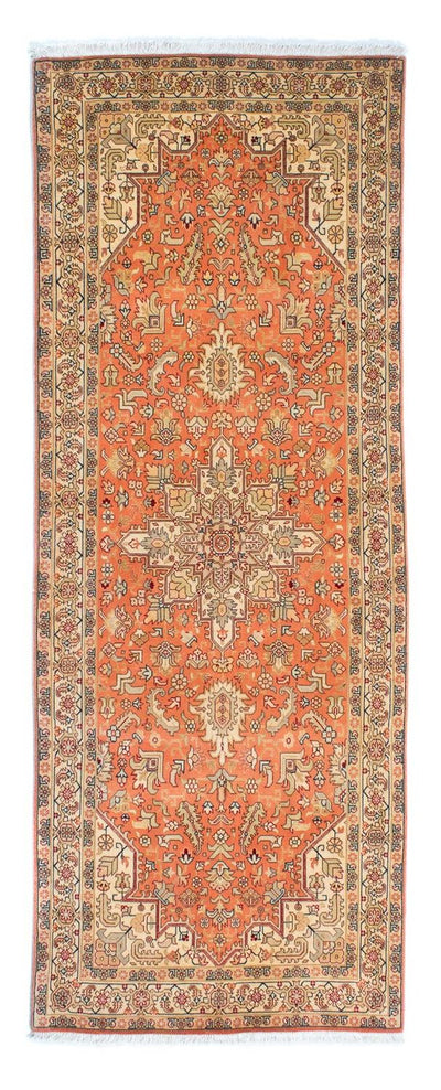 Täbriz - 50 Raj Teppich 82x215cm - Perserteppich - rost