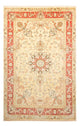 Täbriz - 50 Raj Teppich 198x307cm - Perserteppich - beige