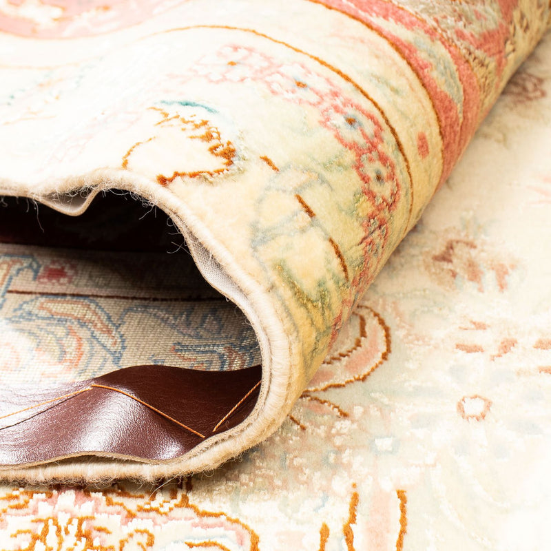 Täbriz - 50 Raj Teppich 198x307cm - Perserteppich - beige
