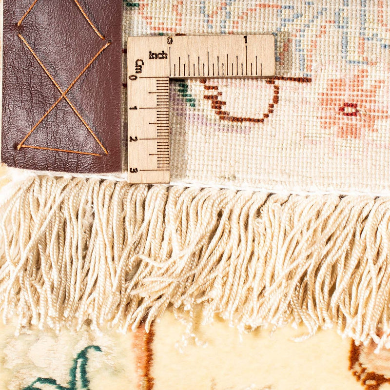 Täbriz - 50 Raj Teppich 198x307cm - Perserteppich - beige