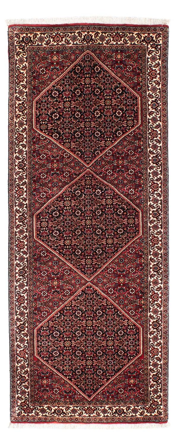 Bidjar Teppich 74x198cm - Perserteppich - dunkelrot