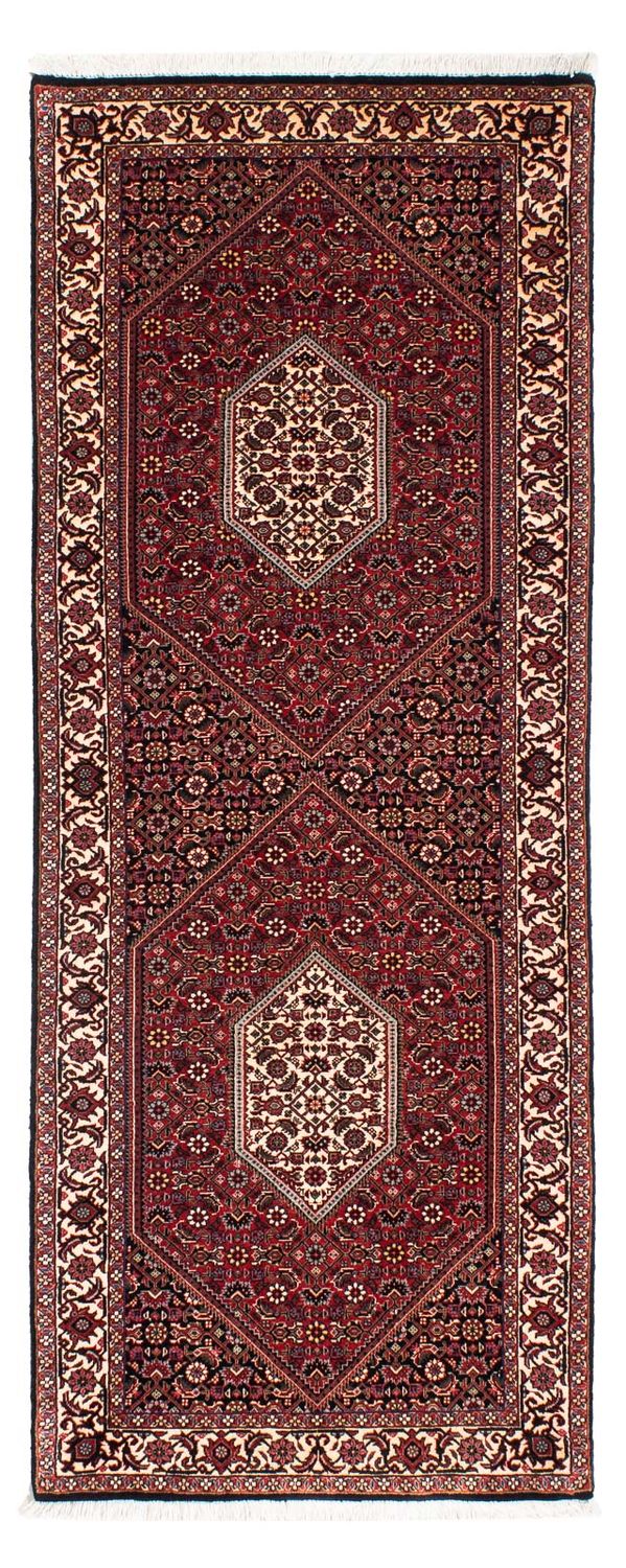 Bidjar Teppich 76x202cm - Perserteppich - dunkelrot