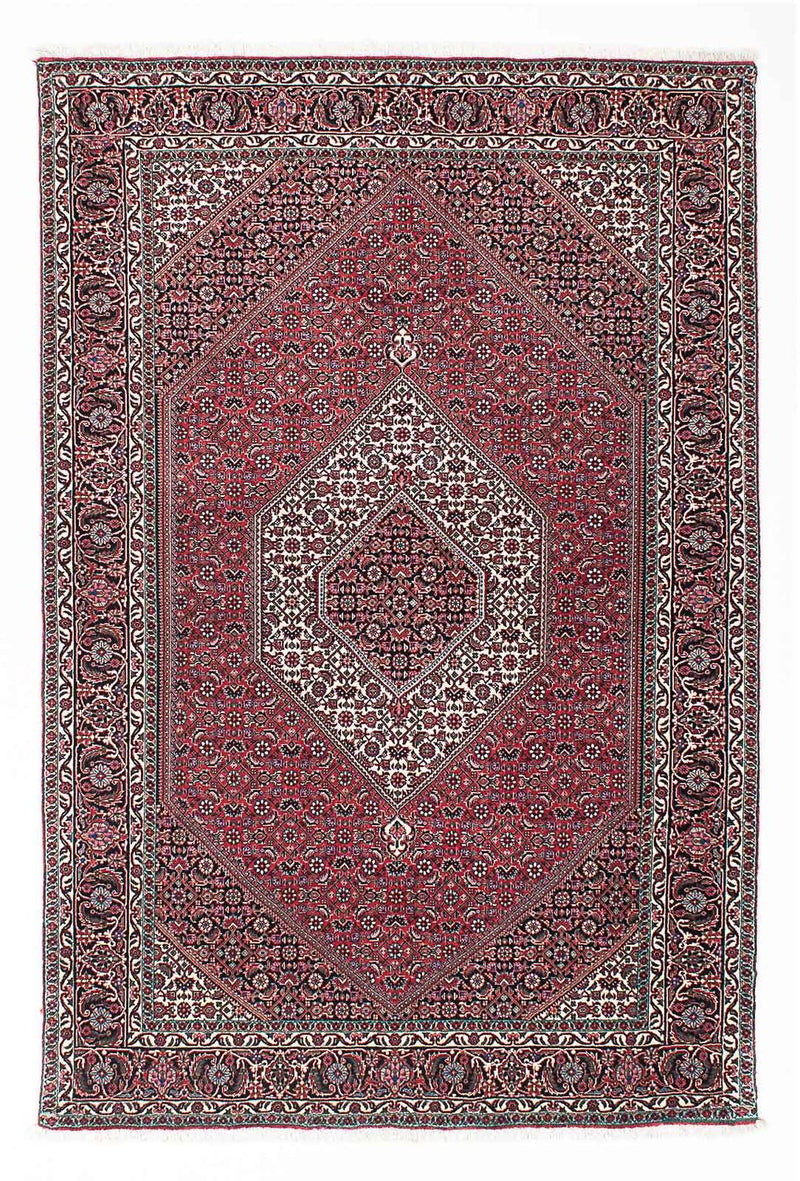 Bidjar Teppich 133x200cm - Perserteppich - hellrot