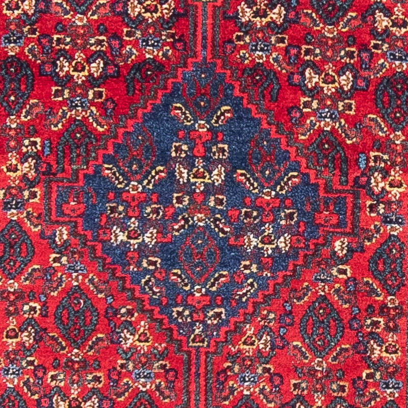 Senneh Teppich 114x352cm - Perserteppich - rot
