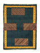 Loribaft Teppich Perser 102x143cm - Orientteppich - grün