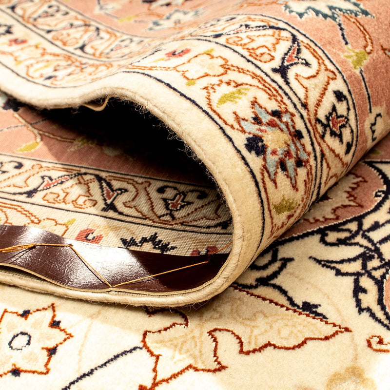 Täbriz - 50 Raj Teppich 254x352cm - Perserteppich - beige