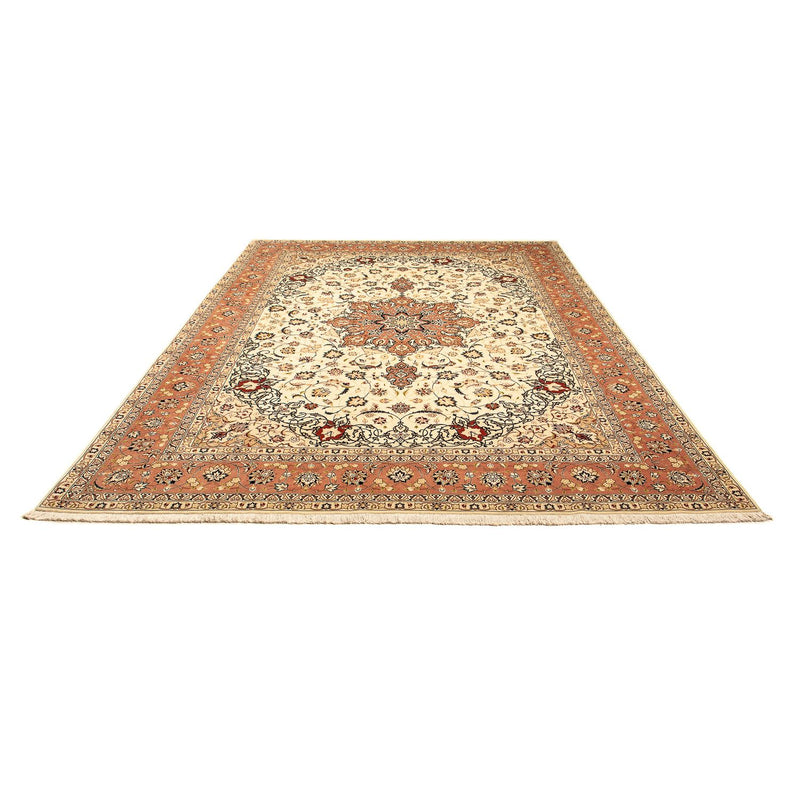 Täbriz - 50 Raj Teppich 254x352cm - Perserteppich - beige