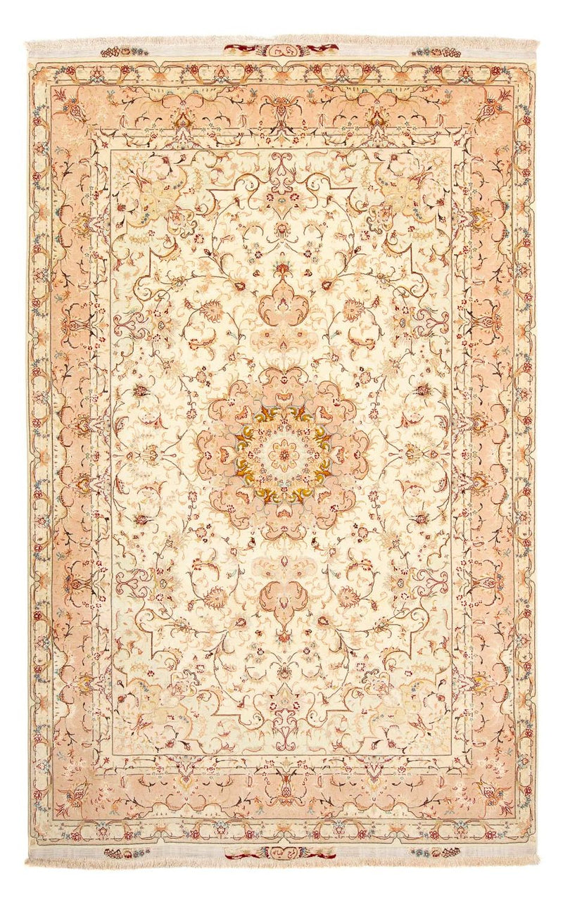 Täbriz - 50 Raj Teppich 200x310cm - Perserteppich - beige