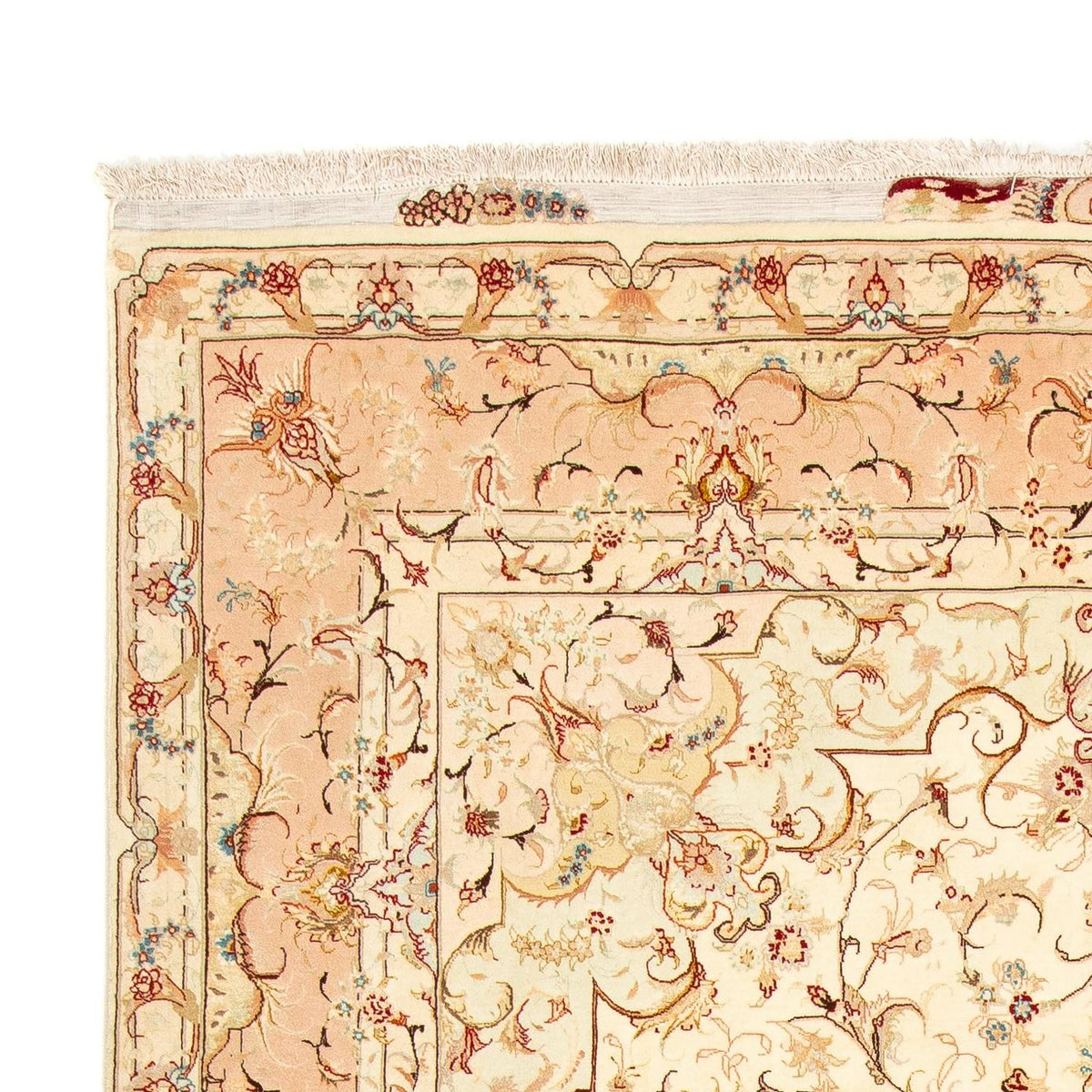 Täbriz - 50 Raj Teppich 200x310cm - Perserteppich - beige