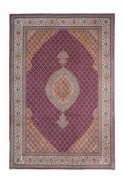 Täbriz Teppich 205x306cm - Perserteppich - lila
