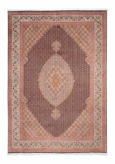 Täbriz Teppich 200x288cm - Perserteppich - hellbraun