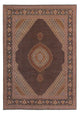 Täbriz Teppich 253x360cm - Perserteppich - dunkelbraun