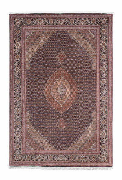Täbriz Teppich 198x298cm - Perserteppich - dunkelblau