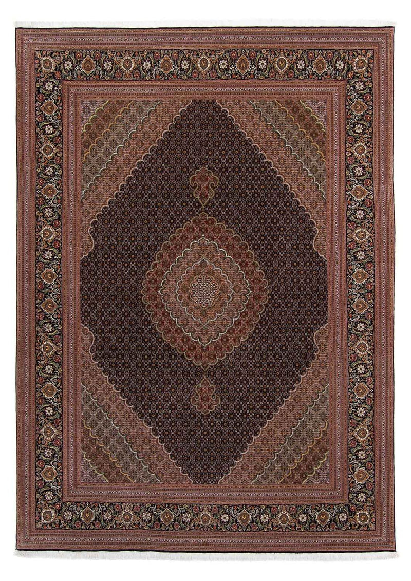 Täbriz Teppich 255x353cm - Perserteppich - braun