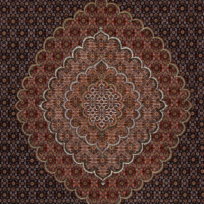 Täbriz Teppich 255x353cm - Perserteppich - braun
