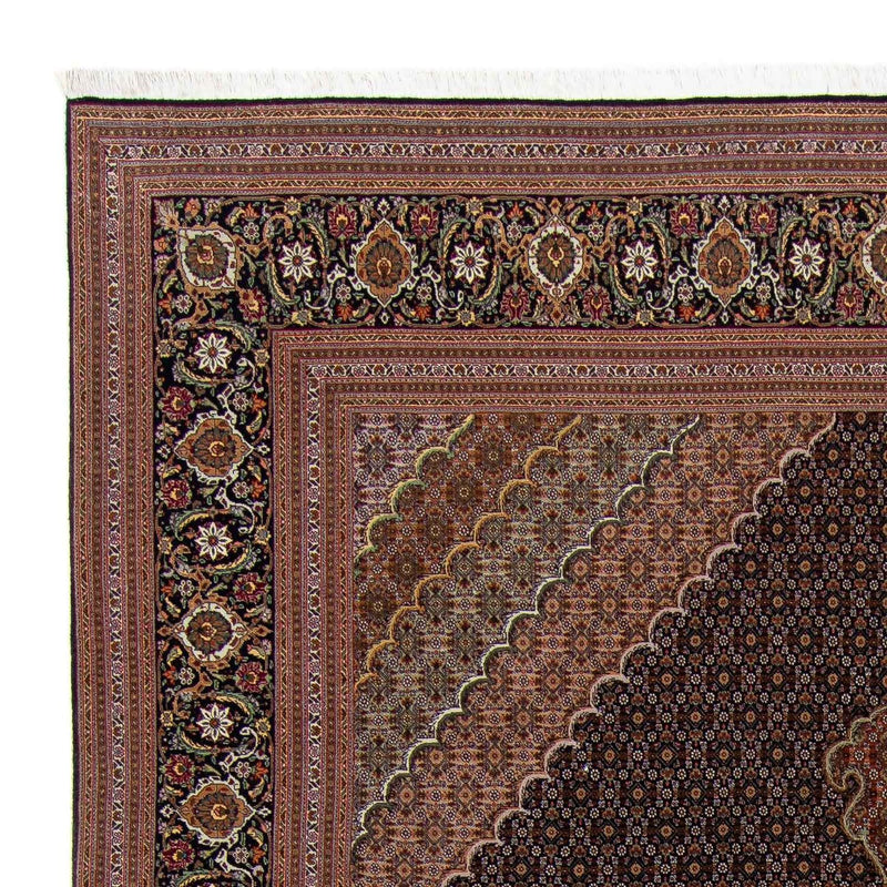 Täbriz Teppich 255x353cm - Perserteppich - braun