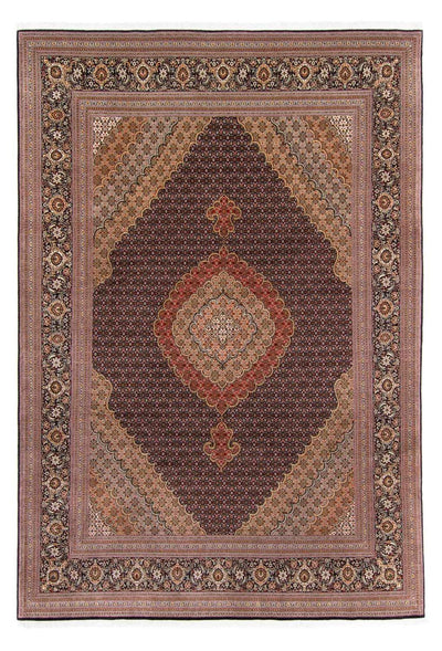 Täbriz Teppich 250x370cm - Perserteppich - braun