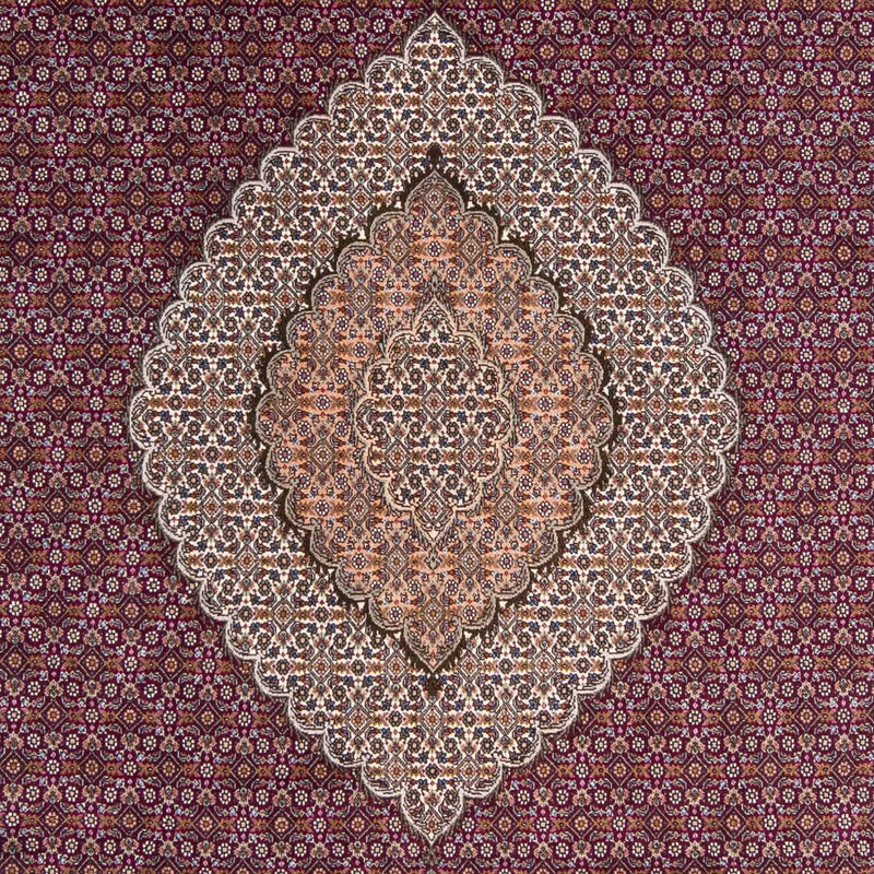 Täbriz Teppich 203x302cm - Perserteppich - rot