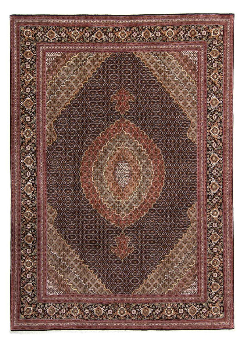 Täbriz Teppich 252x345cm - Perserteppich - braun