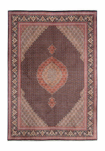 Täbriz Teppich 203x295cm - Perserteppich - dunkelblau