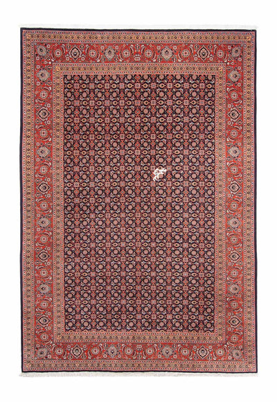 Täbriz Teppich 202x295cm - Perserteppich - dunkelblau