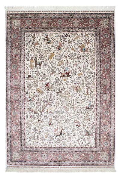 Hereke Teppich 169x244cm - Orientteppich - beige