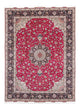 Täbriz - 50 Raj Teppich 250x350cm - Perserteppich - rot