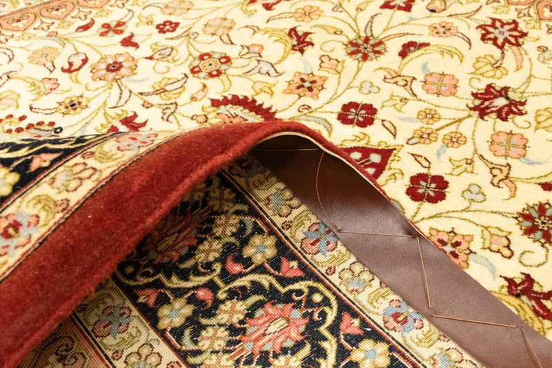 Ghom Teppich 107x154cm - Perserteppich - beige