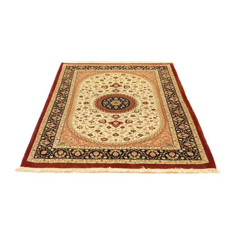 Ghom Teppich 107x154cm - Perserteppich - beige