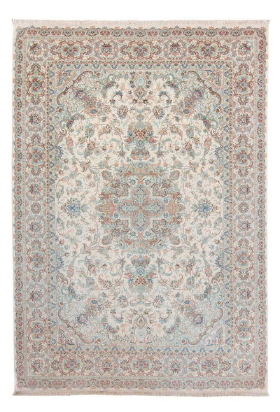 Täbriz - 50 Raj Teppich 251x362cm - Perserteppich - beige