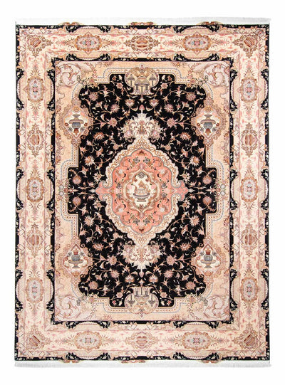 Täbriz - 50 Raj Teppich 250x350cm - Perserteppich - dunkelblau